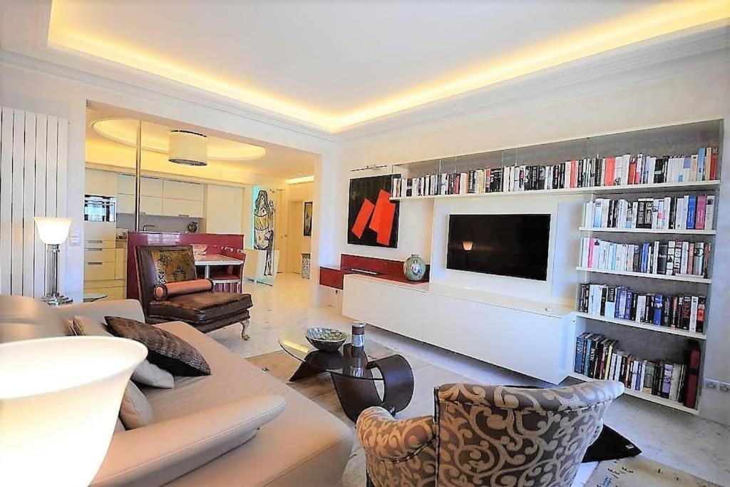 Palais Miramar Suite Art Modern - Derniere Etages Vue Mer - 75M De Confort - En Face Des Plages -Wifi - Clim Cannes Exterior foto